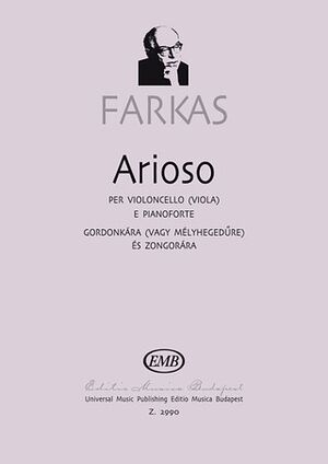 Arioso fr Violoncello (Violonchelo) /Viola und Klavier Mixed Ensemble and Piano