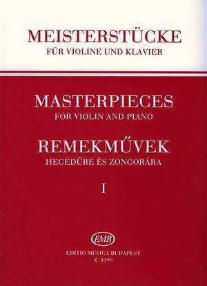Meisterwerke I Album fr Violine und Klavier Violin and Piano