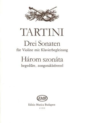 Drei Sonaten (sonatas) Violin and Piano