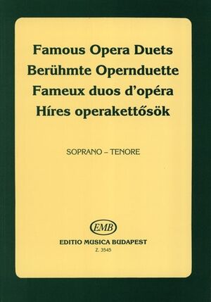 Berhmte Opernduette+C3954 Sopran und Tenor Soprano and Tenor Voice