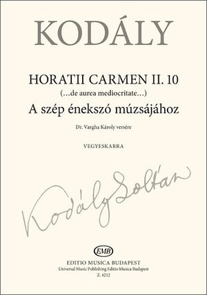 Horatii Carmen II.10 Mixed Voices a Cappella