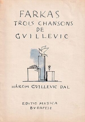 Trois Chansons de Guillevic Vocal and Piano