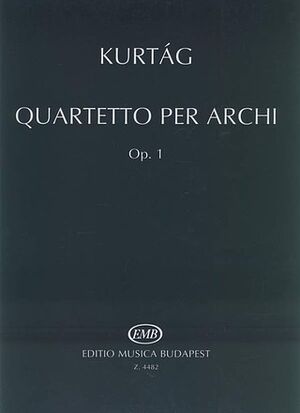 Streichquartett Nr. 1 op. 1 String Quartet