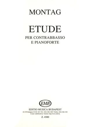 ETUEDE Double Bass and Piano