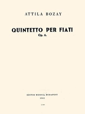 Blserquintett Op. 6 Wind Quintet