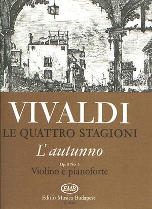 Le quattro stagioni, op. 8 no. 3 L'autumno RV. 2 Violin and Piano