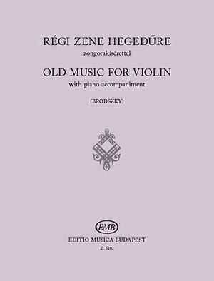 Alte Musik Fr Violine Leichte Stcke Aus Dem 17 (Violin Piano)