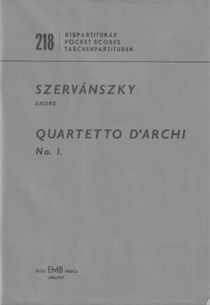 Streichquartett Nr. 1 String Quartet