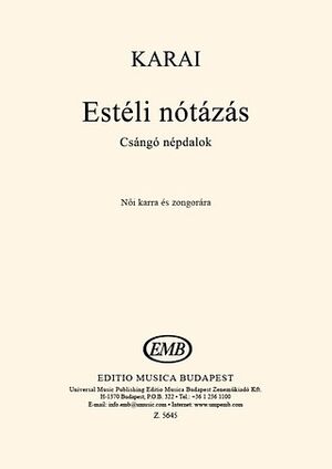 Esteli notazas Upper Voices and Accompaniment