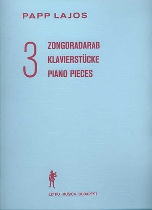 3 Klavierstcke - 3 Piano Pieces Piano