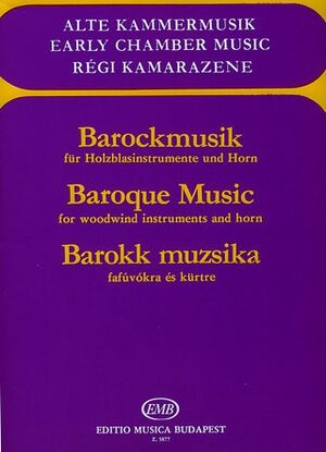 Barockmusik fr Holzblasinstrumente und Horn (trompa) Woodwind Ensemble