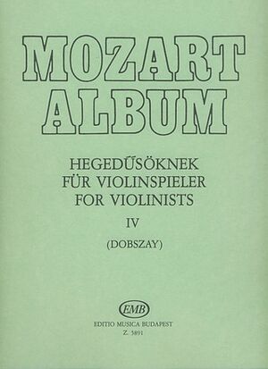 Album fr Violinspieler IV Adagio und Andantestz Violin and Piano
