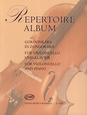 Repertoire Album Fr Violoncello (Violonchelo) Und Klavier Cello and Piano
