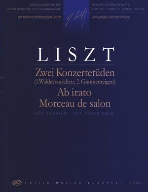 Two Concert Studies (estudios de concierto), Ab irato, Morceau de salon Piano
