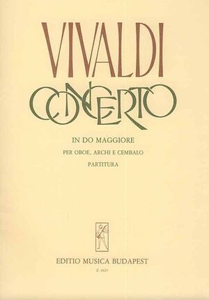 Concerto (concierto) In Do Maggiore Per Oboe, Archi E Czalo Oboe and String Ensemble