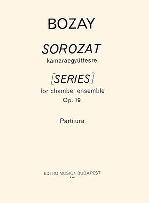 Serie fr KammerensZle op. 19 (fuvola, oboa, klar Mixed Ensemble