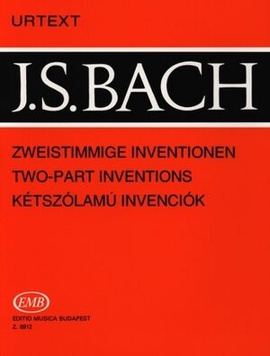 Zweistimmige Inventionen BWV772-786 Piano