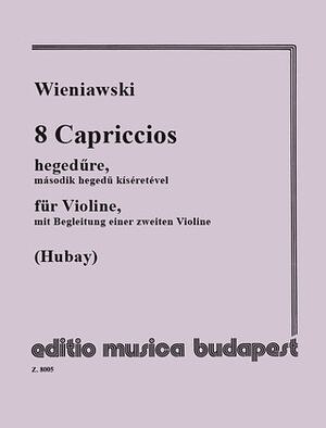 8 Capriccios Violin Duet