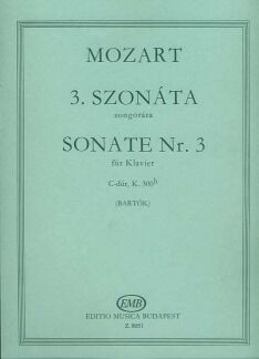 Sonate (sonata) Nr. 3 C-Dur, KV 300h Piano