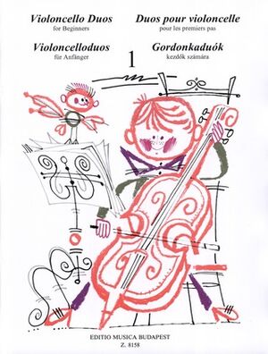 Violoncello Duos for Beginners 1 2 Cellos (Violonchelo)