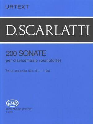 200 Sonate (sonatas) per clavicembalo (pianoforte) 2 Piano