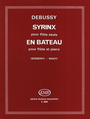 Syrinx pour flute seule - En bateau pour flute et Flute (flauta) and Piano