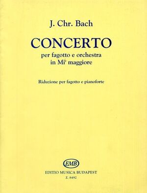 Konzert Es-Dur fr Fagott und Orchester Bassoon (concierto fagot) and Piano