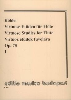 Virtuose Etden fr Flte 1 op. 75 Flute