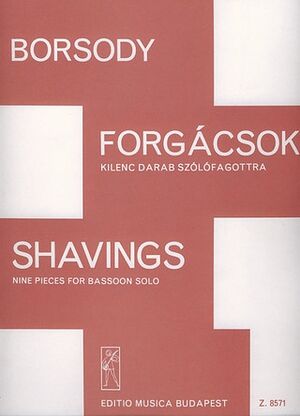 Shavings fr Fagott solo (fagot)