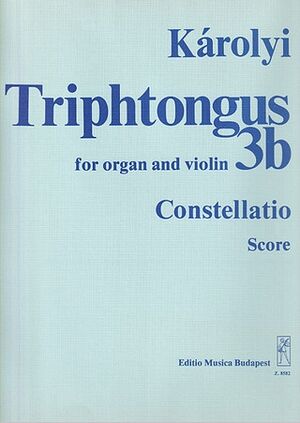 Triphtongus 3b fr Orgel und Violine Violin and Organ