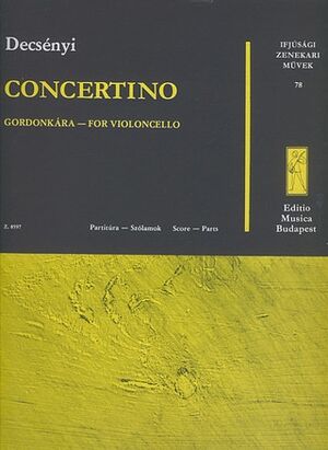 Concertino fr Violoncello (Violonchelo) und Jugendorchester Cello and Orchestra