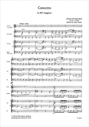 Concerto (concierto) in Mib maggiore per cembalo (pno) e orch. Orchestra and Piano