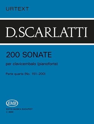 200 Sonate (sonatas) per clavicembalo (pianoforte) 4 Piano