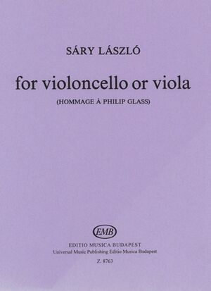 ...For Violoncello (Violonchelo) Or Viola Cello
