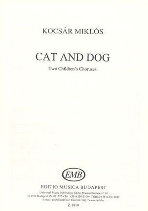 Cat and Dog fr Kinderchor Children's Choir a Cappella