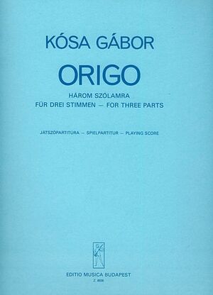 Origo fr drei Stimmen Mixed Ensemble