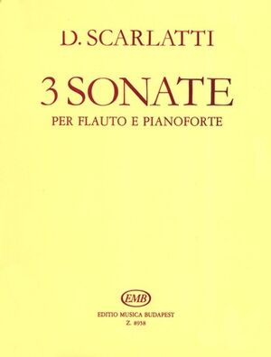 Drei Sonaten Flute (sonatas flauta) and Piano