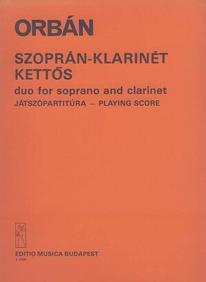 Duo fr Sopran und Klarinette (clarinete) Vocal and other instruments