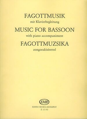 Fagottmusik Mit Klavierbegleitung Bassoon (fagot) and Piano