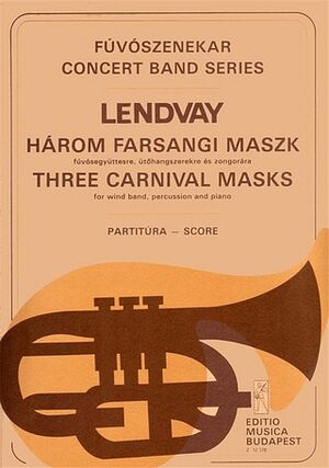 Three Carnival Masks Percussion, Piano and Concert Band (Concierto banda)