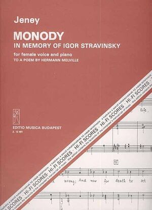 Monody Vocal and Piano