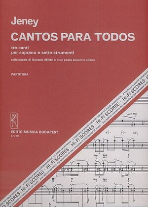 Cantos para todos Vocal and other instruments