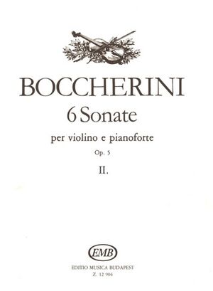 6 sonate (sonatas) per violino e pianoforte Violin and Piano