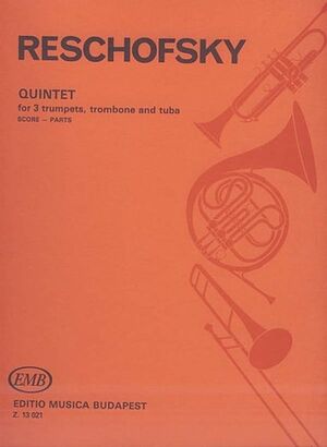 Quintett fr drei Trompeten, Posaune (trompeta trombones) und Tuba Brass Quintet