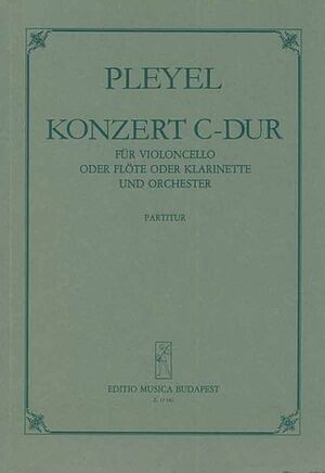 Konzert C-Dur Vc (Fl-Klar) + Orchester Cello (Concierto Violonchelo / Flauta Clarinete) and Orchestr