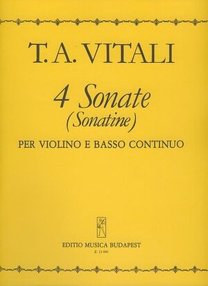 4 Sonate (Sonatine) Per Violino E Basso Continuo Violin and Piano