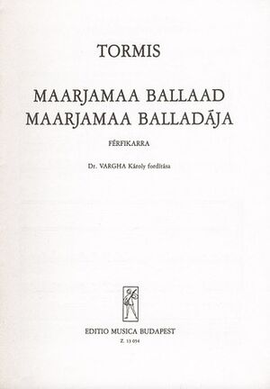 Maarjamaa ballad ja Lower Voices a Cappella