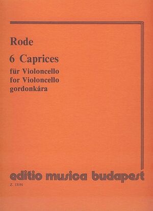 6 Caprices Cello (Violonchelo)