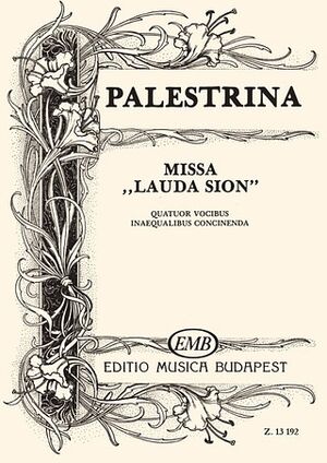 Missa Lauda Sion Mixed Voices a Cappella