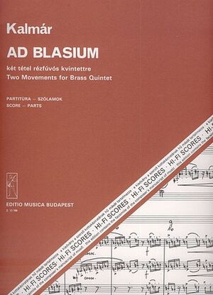 Ad Blasium Zwei Stze fr Blechblserquintett Brass Quintet
